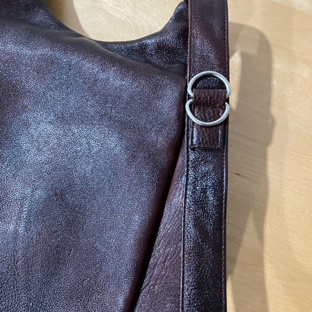 Faux Leather Travel Backpack Brown - Picture 3 of 13